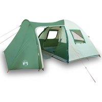 Berkfield Home Family Tent Dome 6-Person Green Waterproof