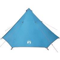 Berkfield Home Family Tent Tipi 8-Person Blue Waterproof