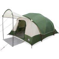 Berkfield Home Family Tent Tunnel 8-Person Green Waterproof