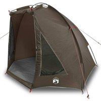Berkfield Home Fishing Tent Brown Waterproof
