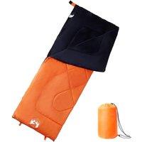 Berkfield Home Sleeping Bag for Adults Camping 3 Seasons in Orange