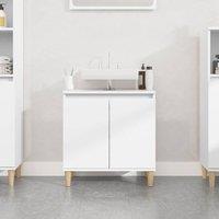 Berkfield Home Sink Cabinet White 58x33x60 cm Engineered Wood | Size: 58 x 33 x 60 cm