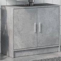 Berkfield Home Sink Cabinet Concrete Grey 63x29x55 cm Engineered Wood | Size: 63 x 29 x 55 cm