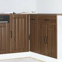 Berkfield Home Sink Base Cabinet Lucca Brown Oak Engineered Wood