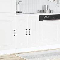 Berkfield Home Sink Base Cabinet Kalmar White 60x46x81.5 cm Engineered Wood