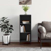 Berkfield Home Sideboard Black 34.5x32.5x90 cm Engineered Wood