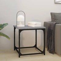 Berkfield Home Side Table Grey Sonoma 40x40x40 cm Engineered Wood | Size: 40 x 40 x 40 cm