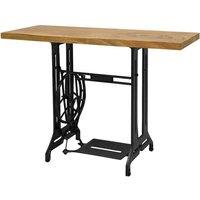 Berkfield Home Sewing Machine Console Table 110x40x75 cm in Brown | Size: 110 x 40 x 75 cm