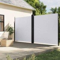 Berkfield Home Retractable Side Awning White 200x1200 cm