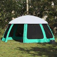 Berkfield Home Pool Tent with Removable Fly & Mesh Walls Sea Green 510x510 cm