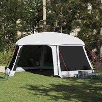 Berkfield Home Pool Tent with Removable Fly & Mesh Walls Grey 618x532 cm