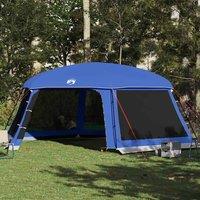 Berkfield Home Pool Tent with Removable Fly & Mesh Walls Azure Blue 670x590 cm
