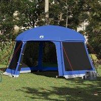 Berkfield Home Pool Tent with Removable Fly & Mesh Walls Azure Blue 512x458 cm
