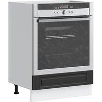 Berkfield Home Oven Cabinet Porto Black Engineered Wood