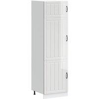 Berkfield Home Kitchen Cupboard Lucca High Gloss White Engineered Wood