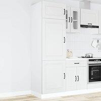 Berkfield Home Kitchen Cupboard Kalmar White Engineered Wood