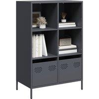 Berkfield Home Highboard Anthracite 68x39x103.5 cm Steel in Dark Grey