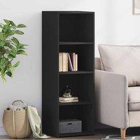 Berkfield Home Highboard Black 40x41x124 cm Engineered Wood | Size: 40 x 41 x 124 cm