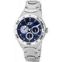 Chronotech CC7051M-03M 38mm Quartz Watch in Silver