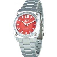 Chronotech CC7079M-05M 38mm Quartz Watch in Silver