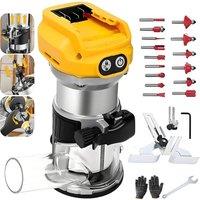 Hinsinc Cordless Compact Router For DeWalt 18V 20V Battery Woodworking Tool