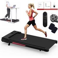 EONLION Walking Pad Treadmill Hinsinc Home Under Desk in Black