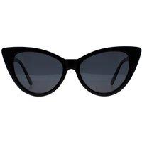 montana Women's Cat Eye Matte Black Grey Polarized MP71