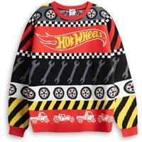 Hot Wheels Boy's Christmas Jumper | Multicoloured | Official Merch | Size: 3-4 Years