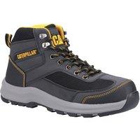 Caterpillar Men's 'Elmore Mid' Safety Boots in Grey | Size: 9