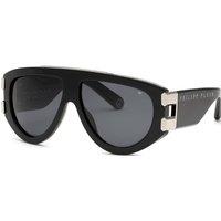 Philipp Plein Men's SPP127M-600700 Shield Sunglasses in Black