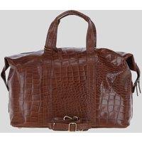 Ashwood Leather Men's 'Viaggiatore' Large Travel Weekend Holdall in Walnut