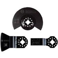 Bosch Powertool Accessories Basic Tile Set For Multi-Tools, 3 Piece in Black