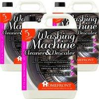 Homefront Washing Machine Cleaner & Descaler Cleans Descales Removes Odours in White | Size: 3 Pack