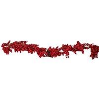 Samuel Alexander 1.8m Red Plastic Berry Burst Christmas Garland
