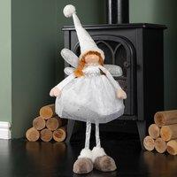Samuel Alexander Large Soft Fairy Magic Christmas Decoration in White