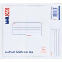 County Stationery Polythene Bubble Envelope Mail Bags (Pack Of 10) in White