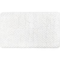 Allure Bath Fashions Luxury Non Slip Chunky Bobble Bath Mat in White