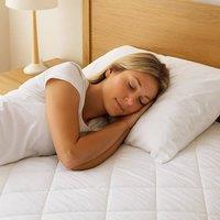 Voltico Anti Allergy Mattress Protector - Single, Double & King in White | Size: Single