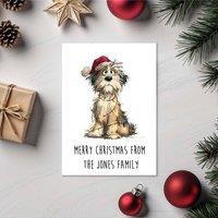 60 SECOND MAKEOVER Pack Of 5 Personalised Christmas Cards Havanese in White | Size: 5 Pack