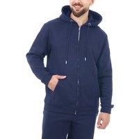 Smart Living Soft & Stylish Men's Zip-Up Hoodie in Navy | Size: XL