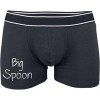 60 SECOND MAKEOVER Men's Mens Black Big Spoon Boxers Shorts | Size: XL