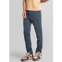 Enorsia Men's Slim Fit Smart Jersey Trouser in Mid Navy | Size: Large