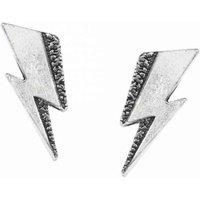 David Bowie Men's Flash Stud Earrings in Silver