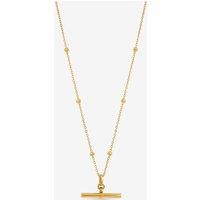 Jon Richard Women's Gold Plated Waterproof T-Bar Necklace