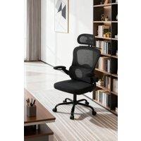 Living and Home Black Office Chair for Home & Office