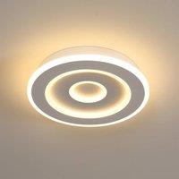Pheashine White Round LED Ceiling Light, 28W 3000K Warm White, 28cm Flush Mount