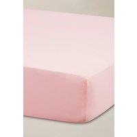 Ted Baker 'TB Plain Dye' Cotton Sateen Fitted Sheet in Pink | Size: King
