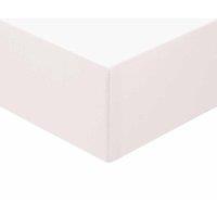 Murmur ' 1000TC' Plain Dye Fitted Sheet in White | Size: Double Fitted