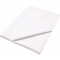 Murmur ' 1000TC' Plain Dye Flat Sheet in White | Size: King Flat
