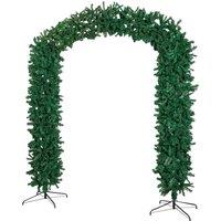 Samuel Alexander 8ft Double Door Green Christmas Tree Arch with 2000 Tips